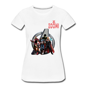 ZOOMI WEARS-SUPER HEROES-Women’s Premium T-Shirt - white