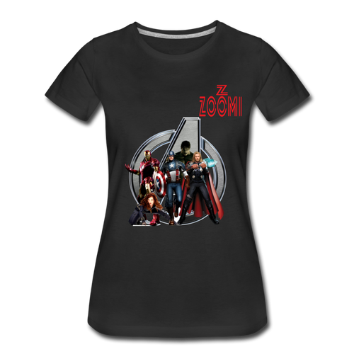 ZOOMI WEARS-SUPER HEROES-Women’s Premium T-Shirt - black