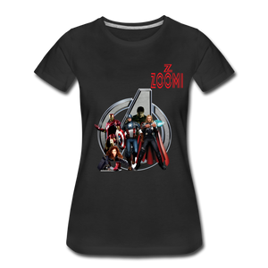 ZOOMI WEARS-SUPER HEROES-Women’s Premium T-Shirt - black