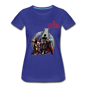 ZOOMI WEARS-SUPER HEROES-Women’s Premium T-Shirt - royal blue