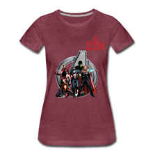 Load image into Gallery viewer, ZOOMI WEARS-SUPER HEROES-Women’s Premium T-Shirt - heather burgundy