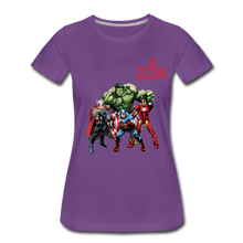 Load image into Gallery viewer, ZOMI WEARS-SUPER HEROES-Women’s Premium T-Shirt - purple