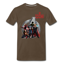 Load image into Gallery viewer, ZOOMI WEARS-SUPER HEROES-Men&#39;s Premium T-Shirt - noble brown