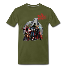 Load image into Gallery viewer, ZOOMI WEARS-SUPER HEROES-Men&#39;s Premium T-Shirt - olive green