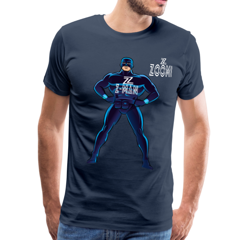 ZOOMI WEARS-SUPER HEROES-Men's Premium T-Shirt - navy