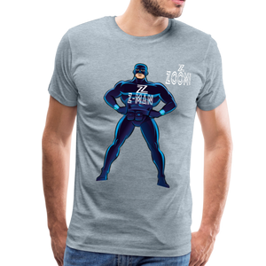 ZOOMI WEARS-SUPER HEROES-Men's Premium T-Shirt - heather ice blue