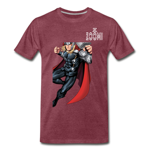 ZOOMI WEARS-SUPER HEROES-Men's Premium T-Shirt - heather burgundy