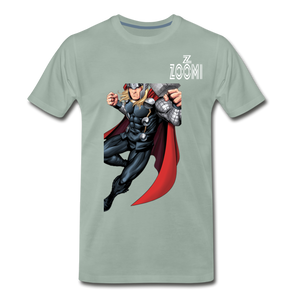 ZOOMI WEARS-SUPER HEROES-Men's Premium T-Shirt - steel green