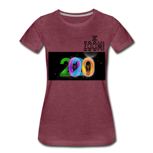 ZOOMI WEARS-2020-Women’s Premium T-Shirt - heather burgundy