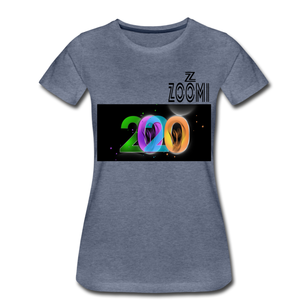 ZOOMI WEARS-2020-Women’s Premium T-Shirt - heather blue