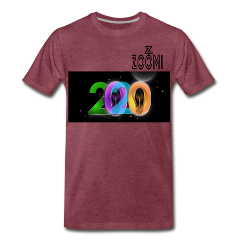 ZOOMI WEARS-2020-Men's Premium T-Shirt - heather burgundy