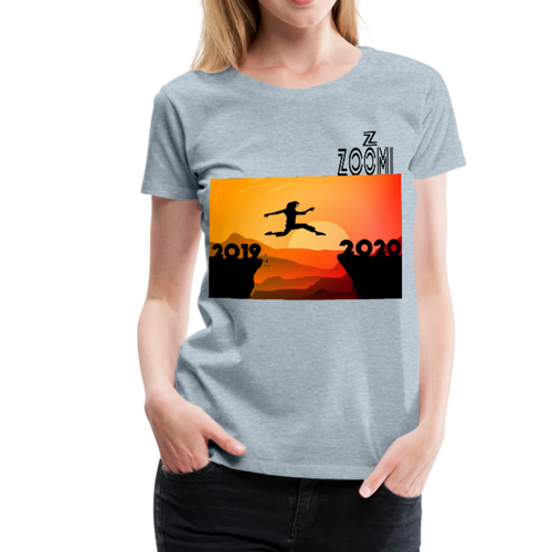 ZOOMI WEARS-2020-Women’s Premium T-Shirt - heather ice blue