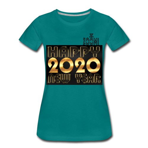 ZOOMI WEARS-2020-Women’s Premium T-Shirt - teal