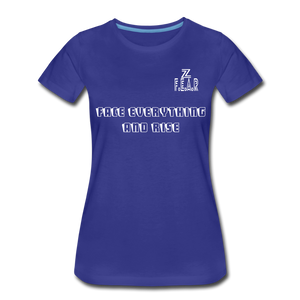 ZOOMI WEARS-F.E.A.R.-Women’s Premium T-Shirt - royal blue