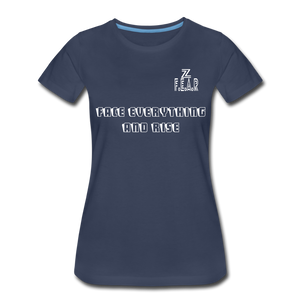 ZOOMI WEARS-F.E.A.R.-Women’s Premium T-Shirt - navy