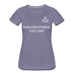 ZOOMI WEARS-F.E.A.R.-Women’s Premium T-Shirt - washed violet