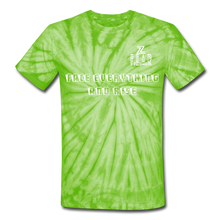 Load image into Gallery viewer, ZOOMI WEARS- F.E.A.R.-Unisex Tie Dye T-Shirt - spider lime green