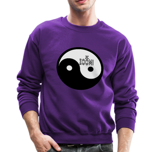 ZOOMI WEARS-YING YANG-Crewneck Sweatshirt - purple
