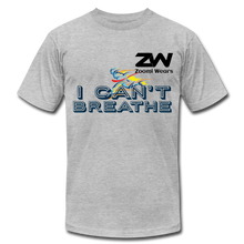 Load image into Gallery viewer, ZOOMI WEARS &quot;CAN&#39;T BREATHE&quot; Unisex Jersey T-Shirt - heather gray