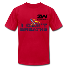 Load image into Gallery viewer, ZOOMI WEARS &quot;CAN&#39;T BREATHE&quot; Unisex Jersey T-Shirt - red