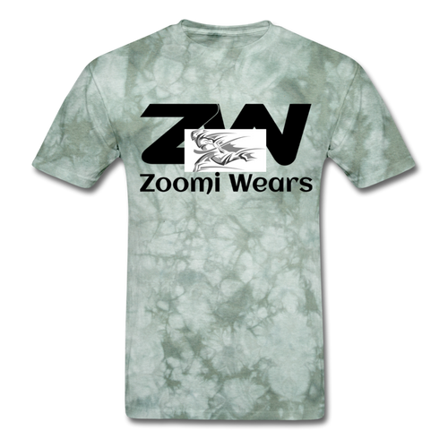 ZW-Men's T-Shirt - military green tie dye