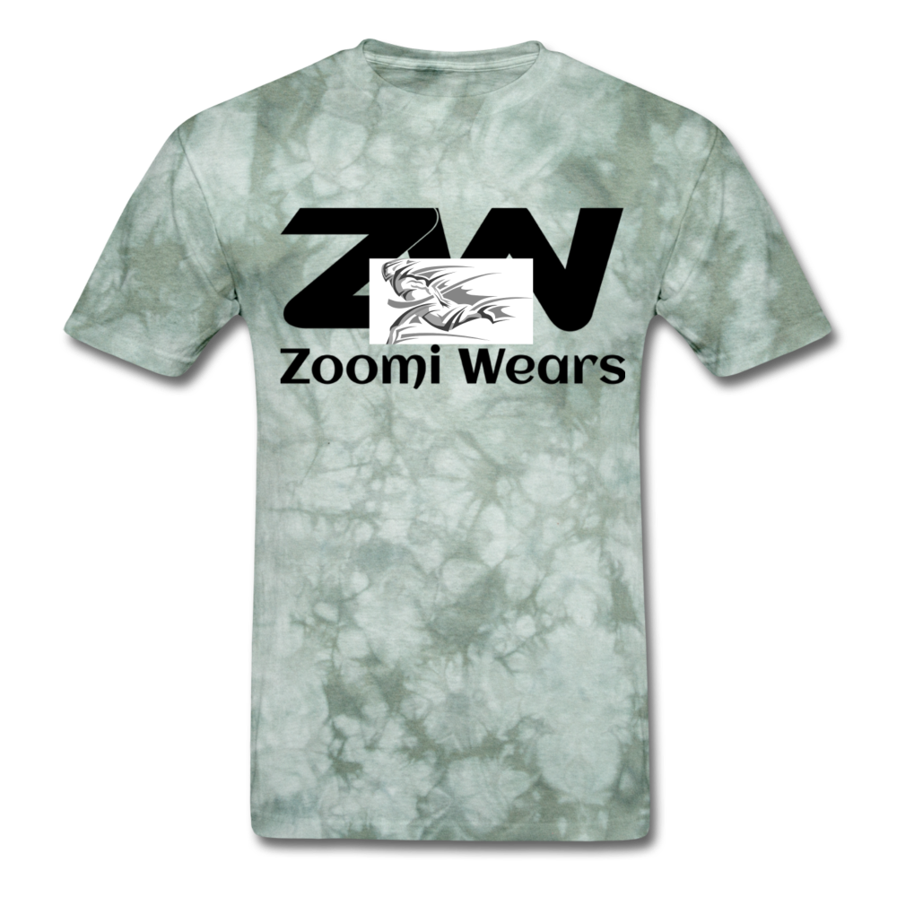 ZW-Men's T-Shirt - military green tie dye