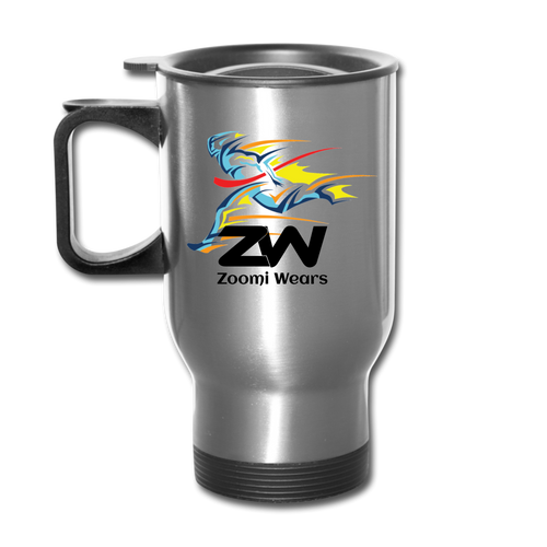 ZOOMI WEARS-Travel Mug - silver