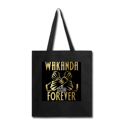 ZOOMI WEARS-WAKANDA FOREVER-Tote Bag - black