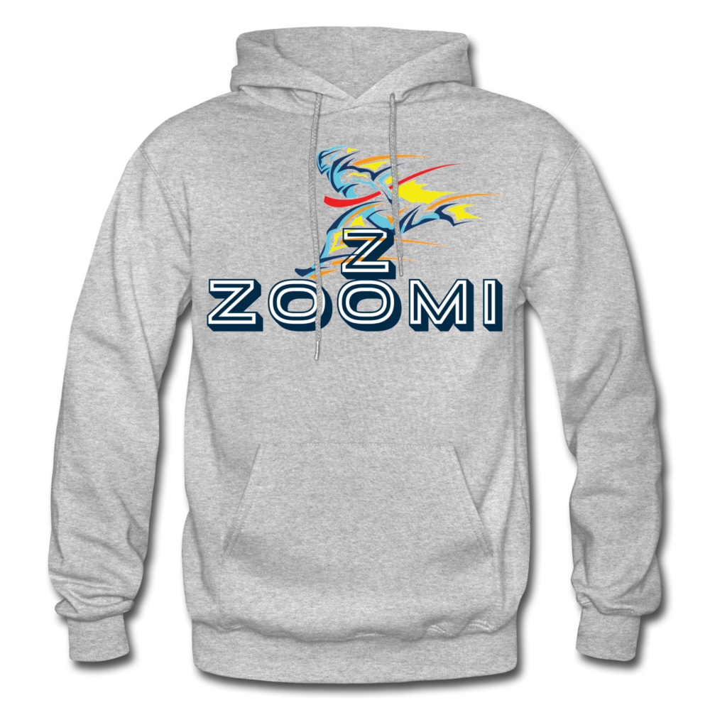 ZOOMI WEARS-ZMAN-Heavy Blend Adult Hoodie - heather gray