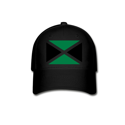 ZOOMI WEARS-JAMAICAN FLAG-Baseball Cap - black