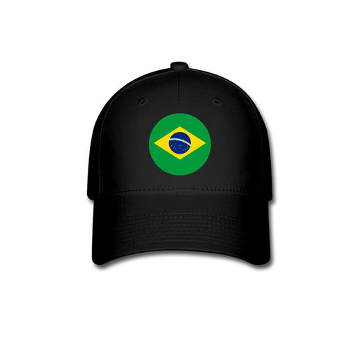 ZOOMI WEARS-BRAZILIAN FLAG-Baseball Cap - black