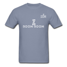 Load image into Gallery viewer, ZOOMI WEARS &quot;BOOM BOOM&quot; Unisex Comfort Wash Garment Dyed T-Shirt - blue