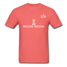 Load image into Gallery viewer, ZOOMI WEARS &quot;BOOM BOOM&quot; Unisex Comfort Wash Garment Dyed T-Shirt - coral