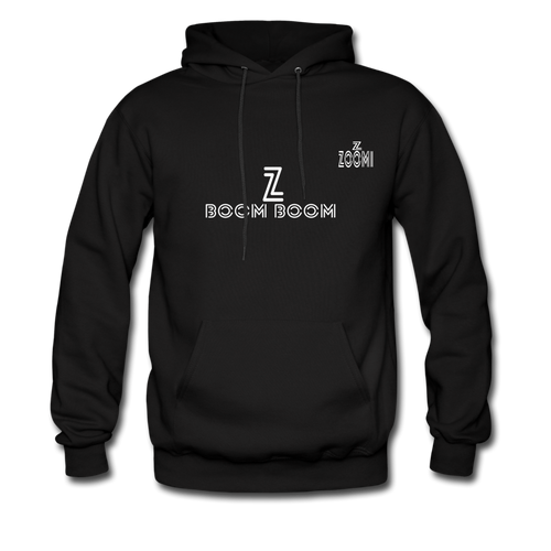 ZOOMI WEARS-BOOM BOOM-Men's Hoodie - black